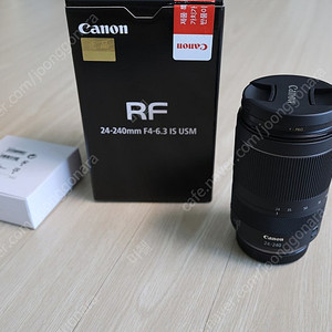 캐논 RF 24-240mm 렌즈 dhk + 정품후드 판매합니다. [93만]