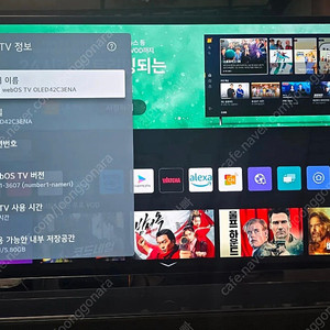 LG oledTV 42c3 ENA 판매합니다