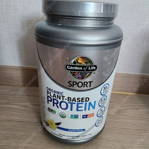 Garden of Life (가든 오브 라이프) Sport 유기농 식물성 단백질 에너지 보충 바닐라 맛 840g(29.6oz)