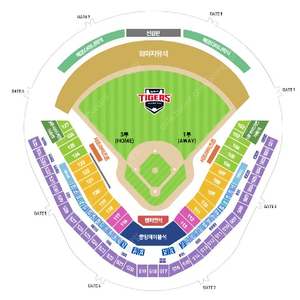 기아타이거즈 vs 삼성라이온즈 10일 토 1루 k3석 원가양도
