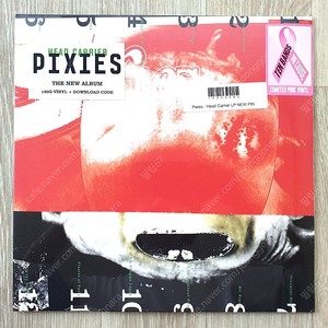 (LP 판매) 픽시스 (Pixies) Head Carrier (미개봉) 2016년 180g 핑크 바이닐 한정판