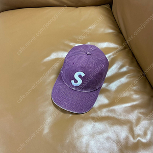 Supreme 슈프림 피그먼트 퍼플 S로고 6패널 볼캡 모자 (Pigment Washed Purple)