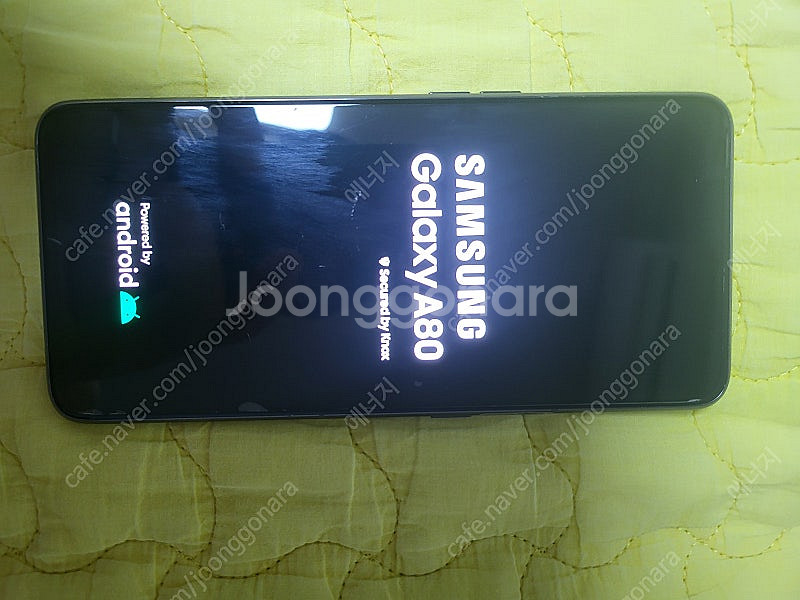 갤럭시 a80 SM-A805N 블랙 SK 공기계 팝니다...--0