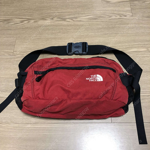 [15,000] (ONE SIZE) 90's 노스페이스 NORTH FACE 나일론 레드 힙색 슬링백