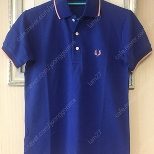 [FRED PERRY] 프레드페리 재팬라인 로고 자수 한정판 카라티 새제품