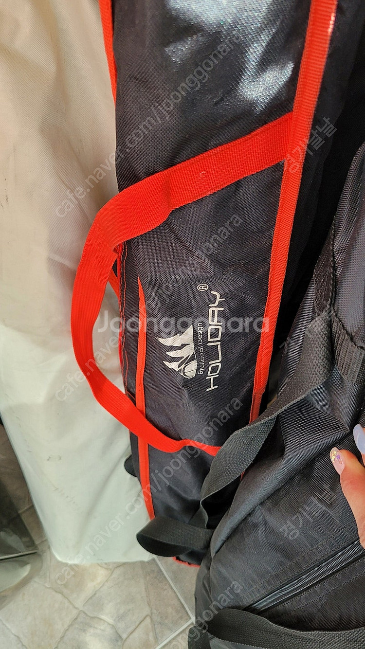 홀리데이 500D 렉타 타프,폴,사이드월2장--0