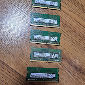 삼성 노트북용 ddr4 4g 5개 일괄 (대구, 3만원)