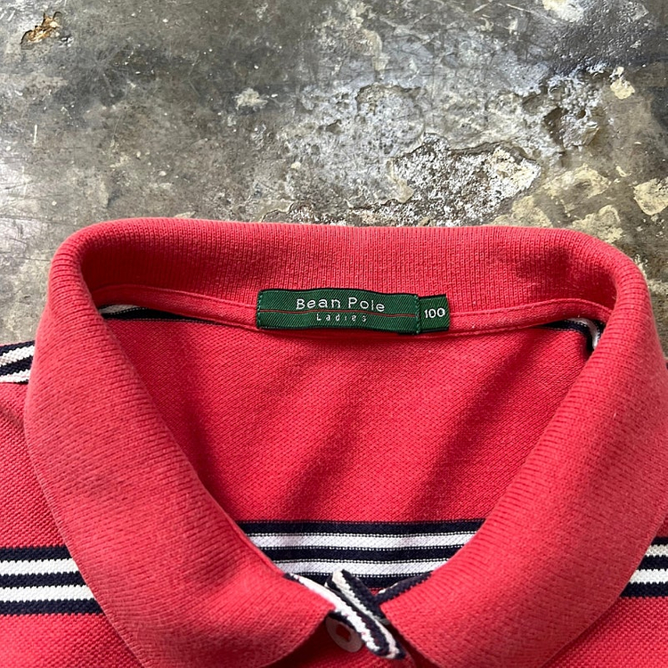 100) 빈폴 여성 반팔 카라티 카라 티셔츠 폴로 랄프로렌 헤지스--3