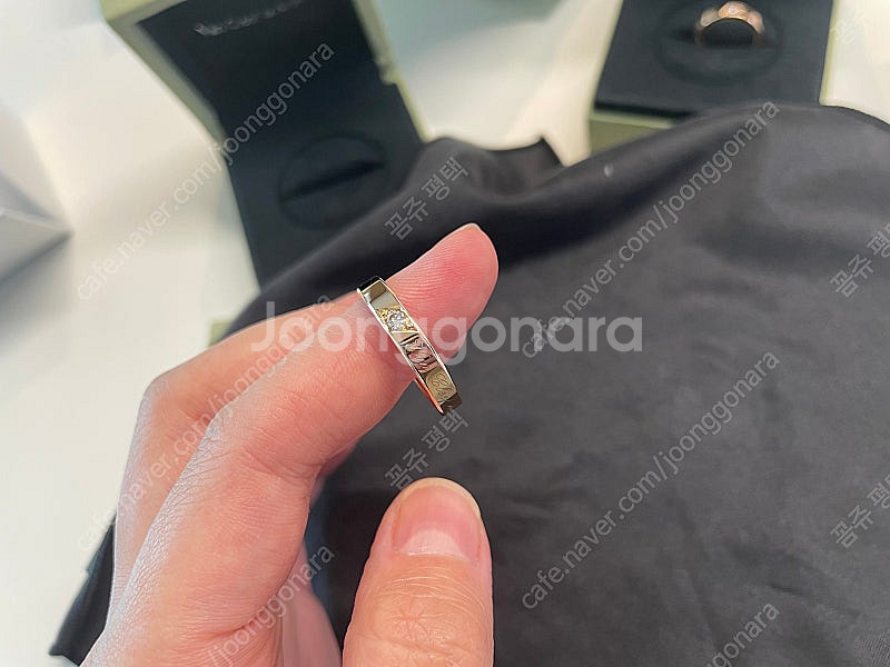반클리프앤아펠 에또왈 뚜쥬르 웨딩밴드4mm--1