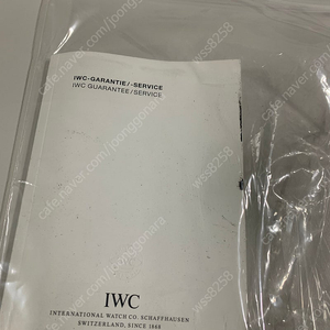 iwc 마크 15 설명서[택포]