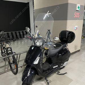 베스파 gts125 abs 19년 블랙