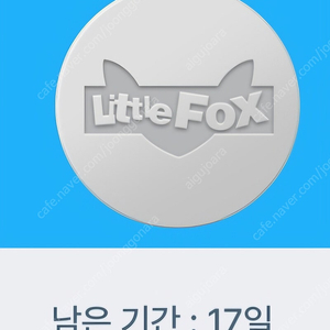 리틀팍스 17일 남음 ㅡ 1만원