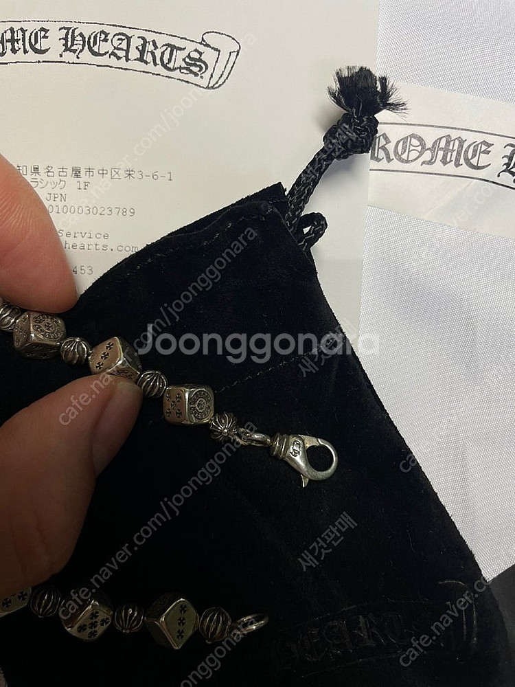 [국내 매물X ]정품 크롬하츠 다이스 팔찌 13링크 새...--1