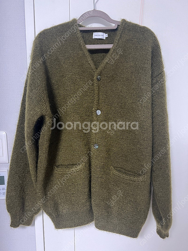 스테디에브리웨어 모헤어가디건Olive--0