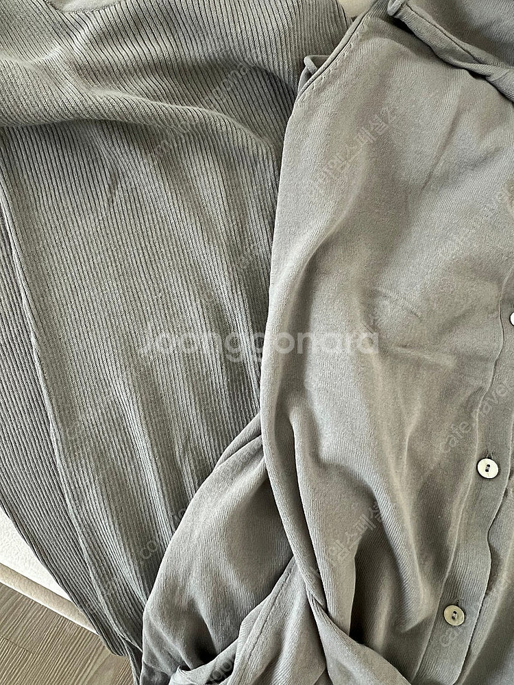 자라(zara) 롱 니트 여름원피스 +나시 가디건 셋트--4