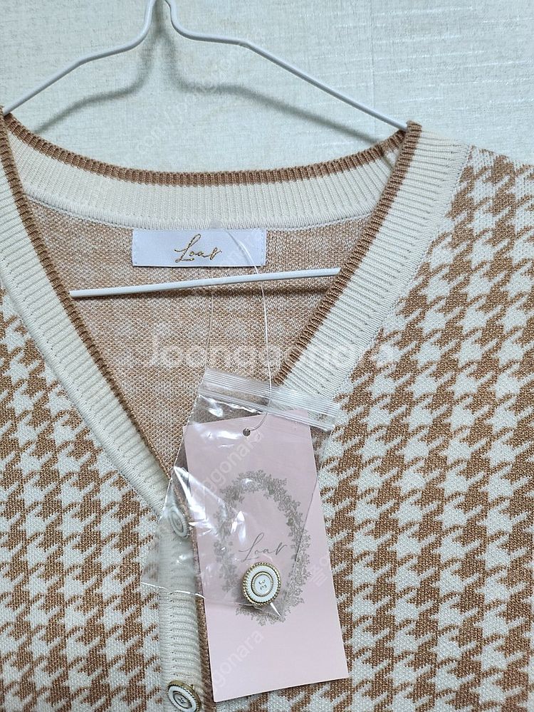 (택O, 새제품) 로아르 loar 체크니트 플리츠원피스...--6