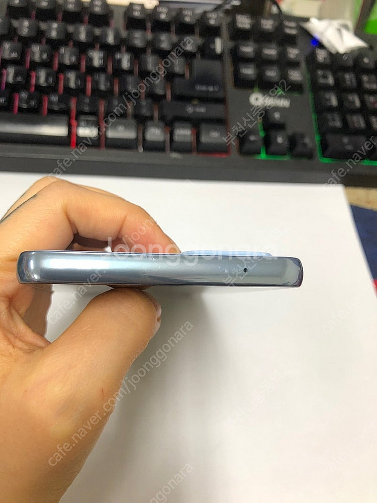 191081 KT 갤럭시A53 블루 외관깨끗 128GB...--4
