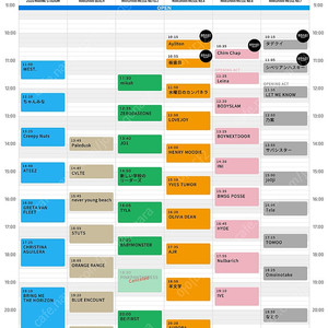 썸머소닉, 섬머소닉, 써머소닉 서머소닉 도쿄 양일권 1매 24만원