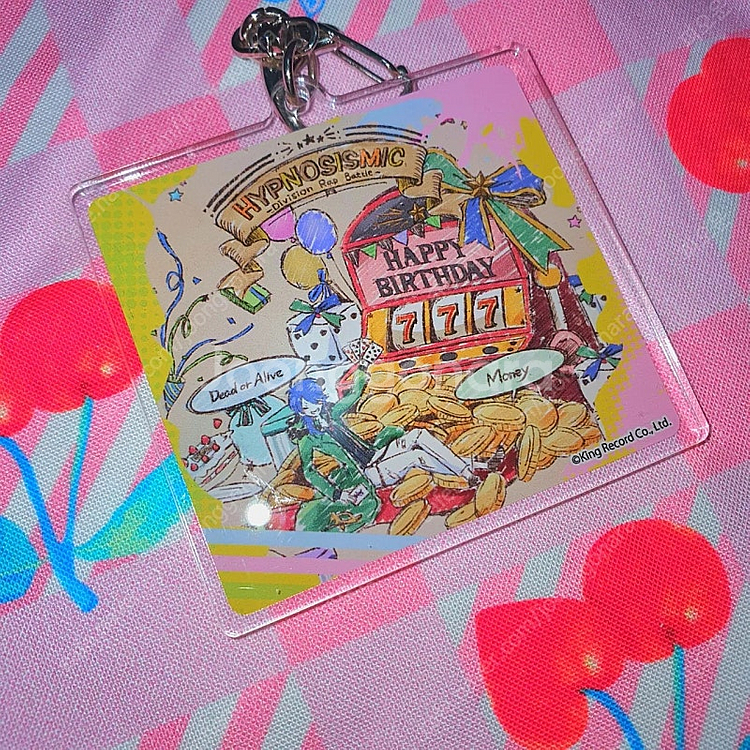 히프마이(힢마) 아리스가와 다이스 생일 벌스데이 키링 반택포--0