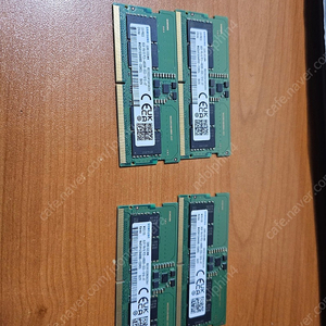 삼성 노트북용 ddr5 4800 8 * 2 = 16g 2셋트 팝니다