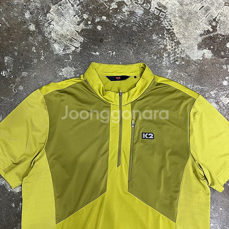 105) K2 기능성원단 반집업 반팔티 반팔티셔츠 노스...--2