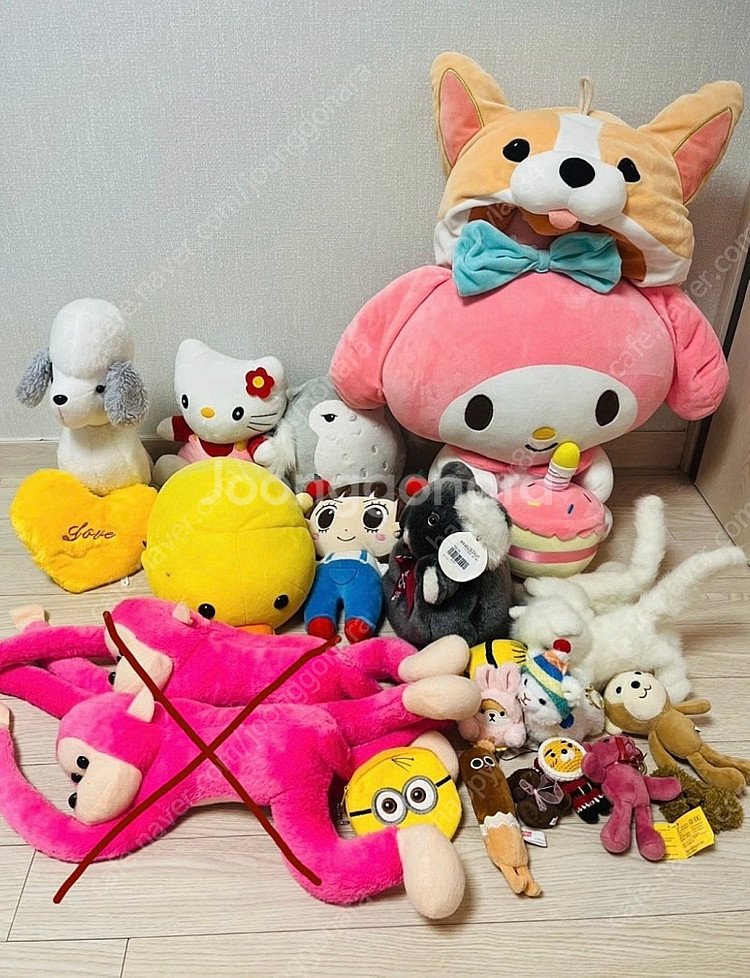 인형(마이멜로디, 강아지인형모자 등)(무료나눔도있음)--0