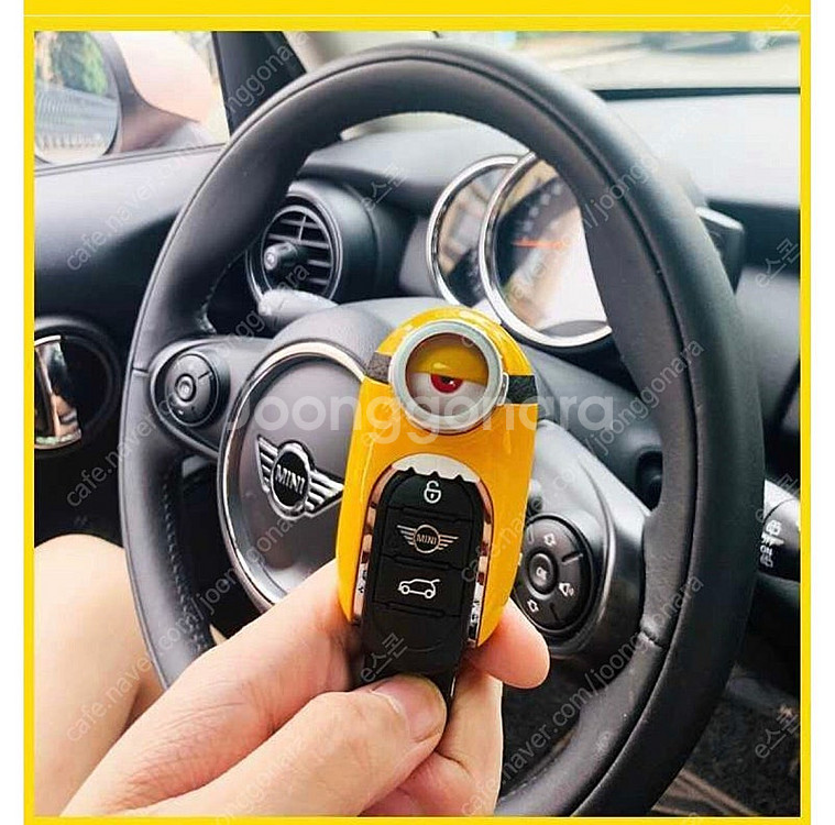 미니언즈 bmw미니 키홀더+선루프 가리게--5