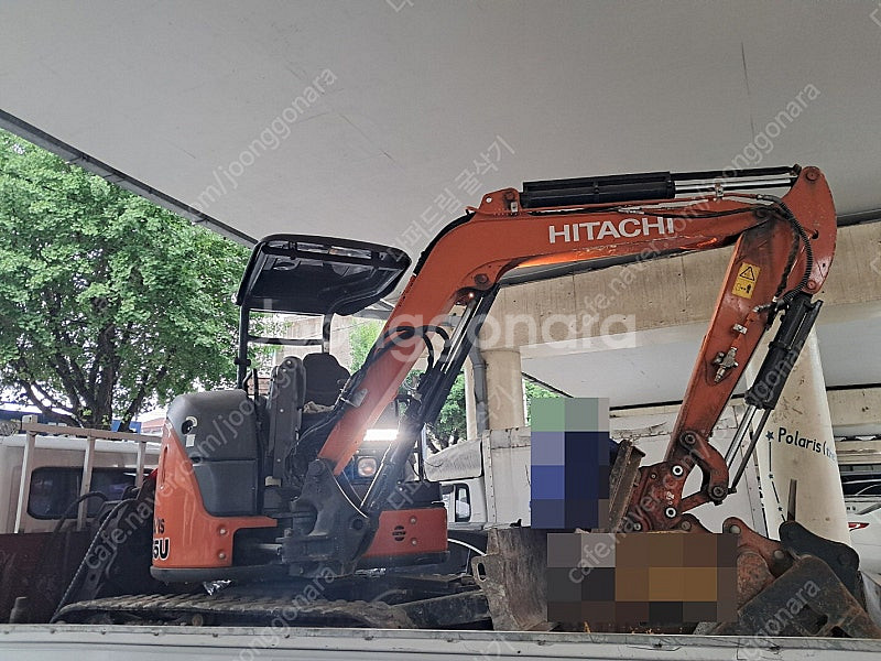 중고미니포크레인 히타치 ZX35 신차급 2023년 60...--0