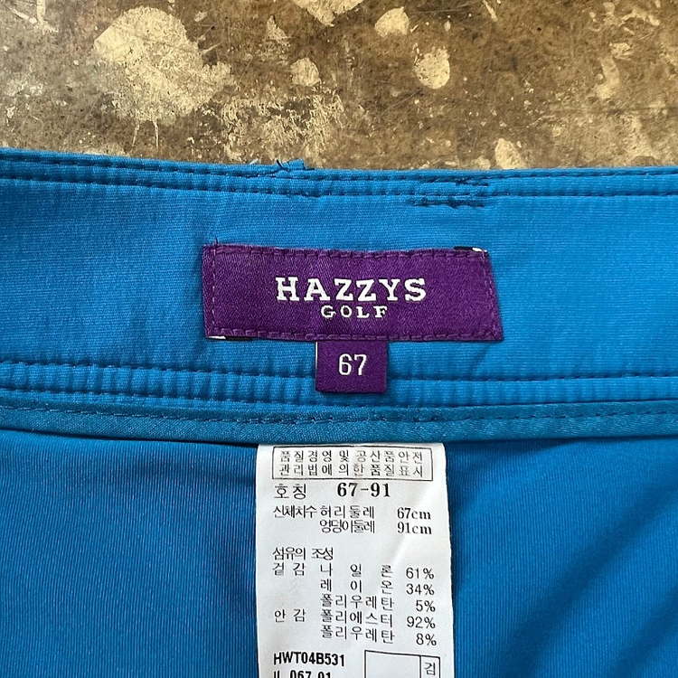 [골프의류] 28) 헤지스 골프 큐롯팬츠 스커트 치마바지 여성 골프웨어 골프 의류 이미지