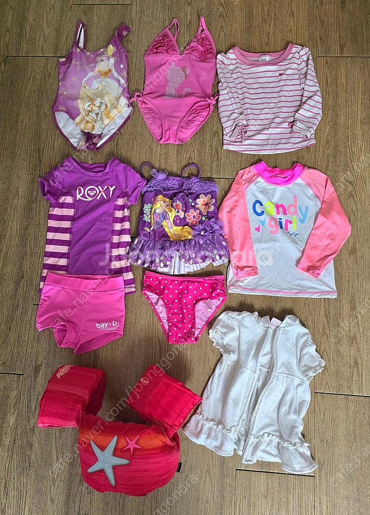 만4세 5세 여아 유아 수영복 구명조끼 일괄 모두 12000--0