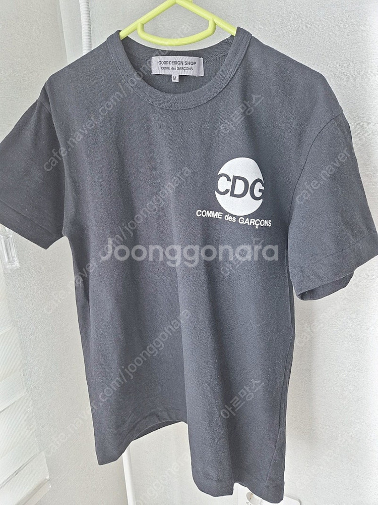 19SS 꼼데가르송 CDG서클로고 반팔 티셔츠 블랙 M...--0