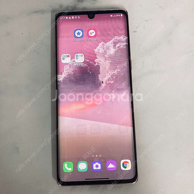 LG 벨벳 G9 일루전 128기가 7만원 판매합니다!--0