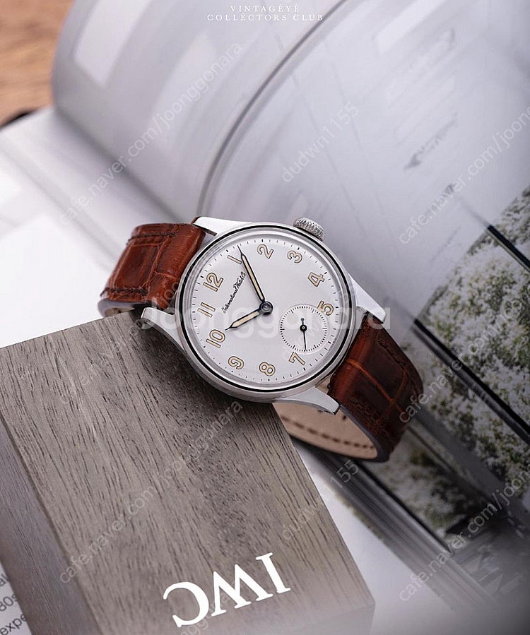 (명품빈티지)IWC 가죽시계 캘리버88--9
