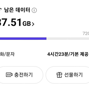 skt데이터 1기가 1500원에팝니다.(2기가3천원)