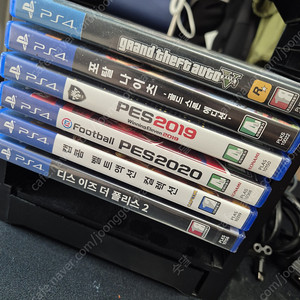 플스4 슬림 1TB + GTA5 포함한 타이틀 5개 팝니당 충북 청주에요!