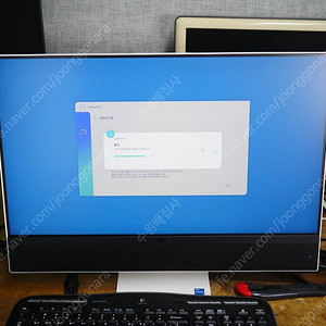 엘지 24인치 일체형 컴퓨터 올인원 PC LG 24V70Q-GR3TK 신동품