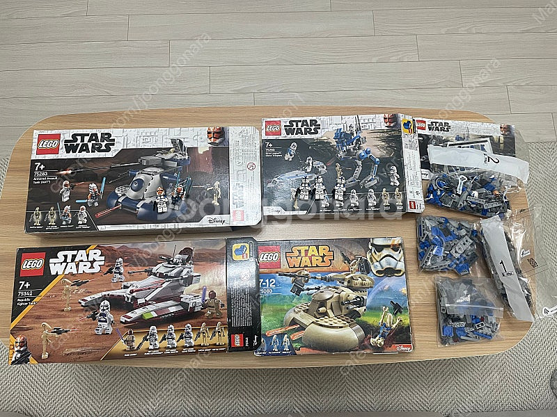 레고 스타워즈 중고제품, 미니피규어, CAC 판매합니다.--3