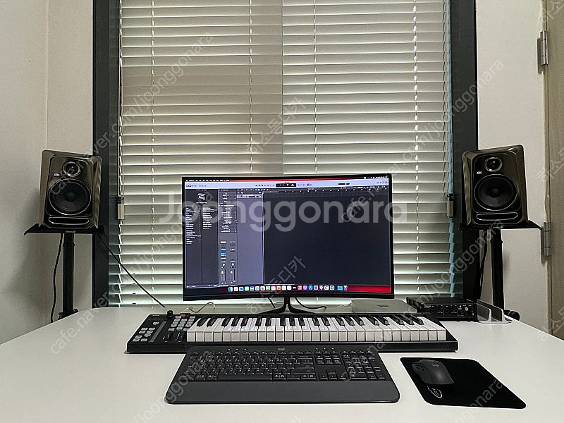 krk rokit5 g3 리미티드 에디션 모니터 스피커 판매 스탠드 케이블 포함--2