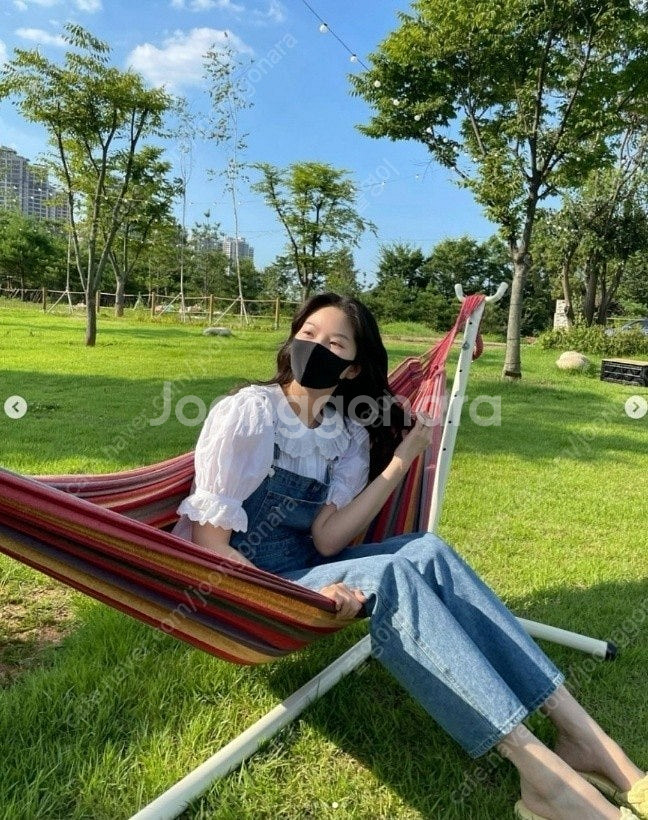 보카바카 도로시 오버롤 데님팬츠 vocavaca 연예인...--2