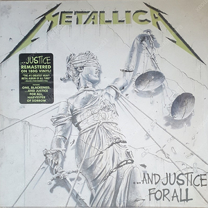 메탈리카 미개봉 앨범 ...And Justice for All LP