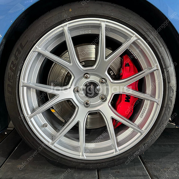 코닉 엠프리폼 매트실버 BMW F82 M4 19인치 휠--4