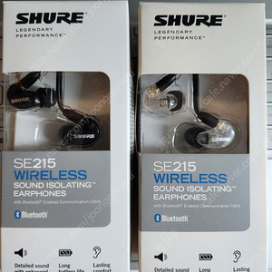 슈어 SHURE SE215 이어폰 미개봉 새제품