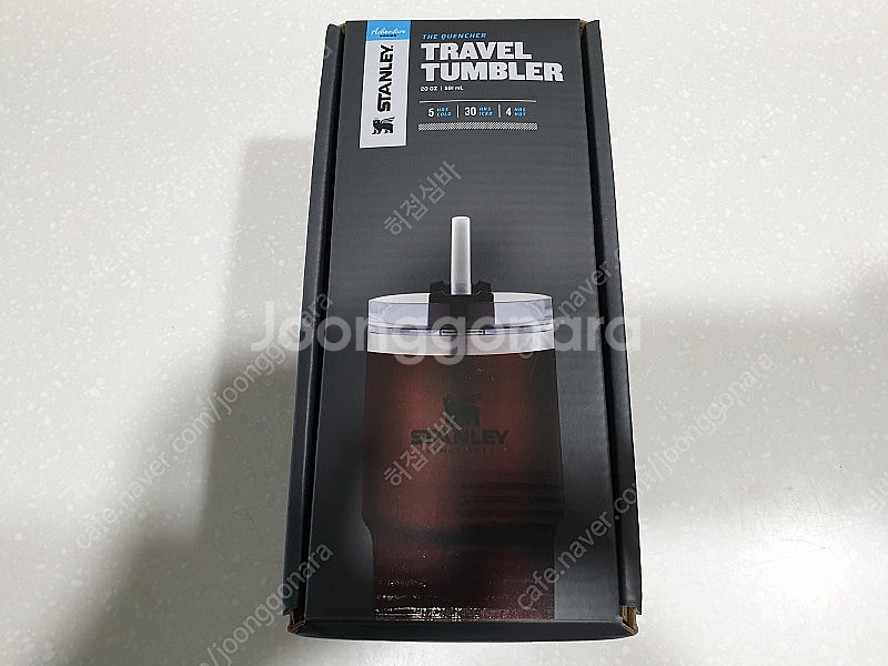 스탠리 퀀처 트래블 텀블러 591ml 버건디 새제품 판...--0