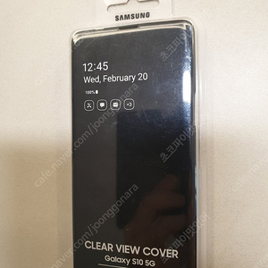 S10 5G clear view cover 정품 (30000원)