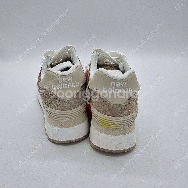 뉴발란스 우먼스 574 플러스 베이지 바닐라 220mm--6