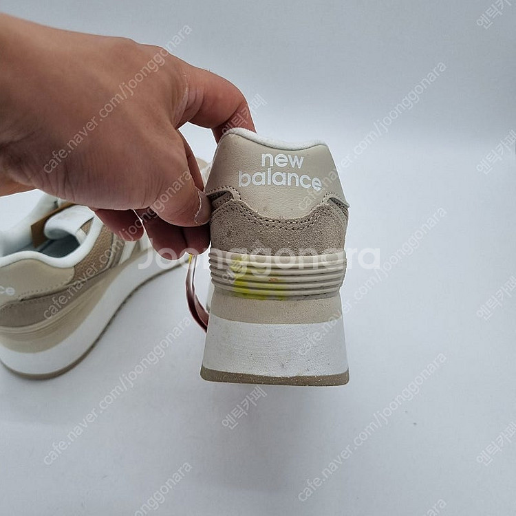 뉴발란스 우먼스 574 플러스 베이지 바닐라 220mm--7