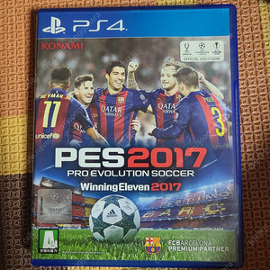 PS4 플스4 게임CD PES2017