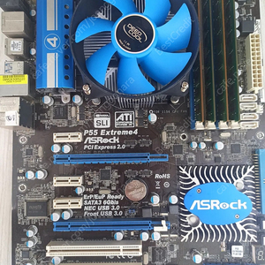 p55메인보드 + i7-870 cpu + 램16g ddr3 + 딥쿨공랭쿨러