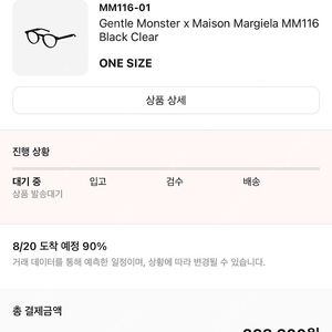 젠틀몬스터 X 마르지엘라 Gentle Monster x Maison Margiela MM116 Black Clear MM116-01