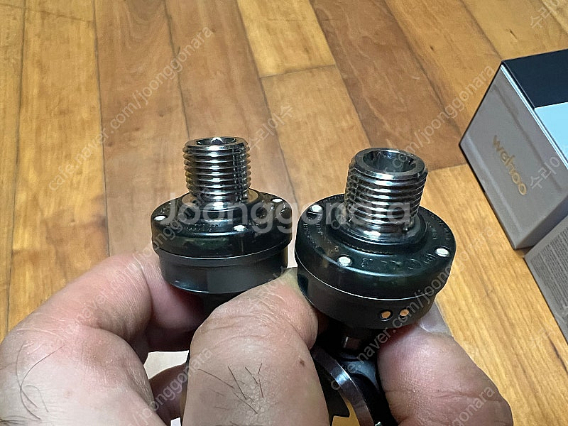 와후 스피드플레이 파워미터 듀오 양발형 판매합니다.--3